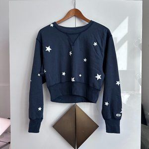 abercrombie and fitch Cropped Crewneck Sweater